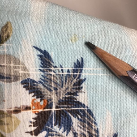 David Taylor Hawaiian Aloha Shirt Mens M Blue Button Down Outrigger Hibiscus - Picture 6 of 7